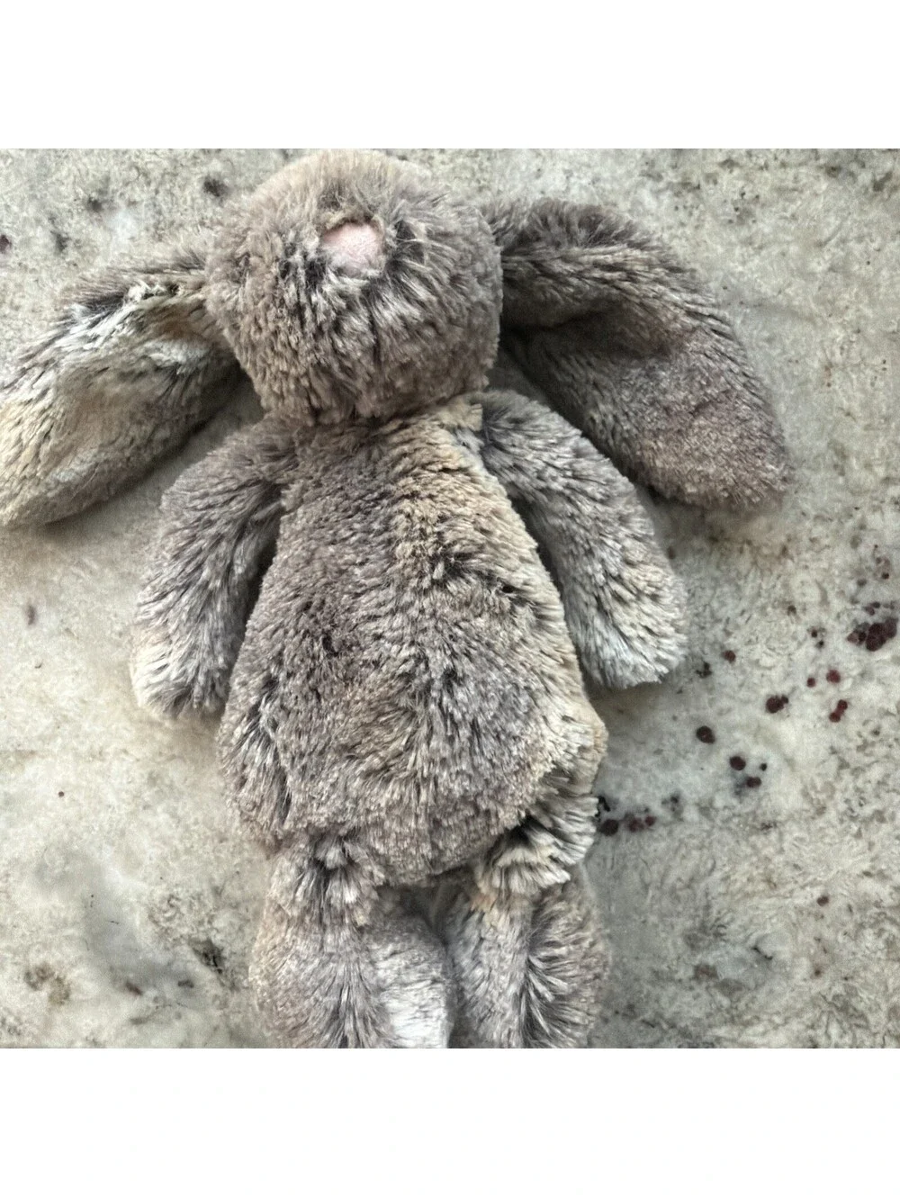 Jellycat Small Bashful Woodland Babe Bunny Plush Stuffed Grey Brown  8
